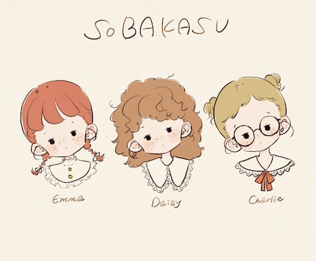 SNS用のアイコン制作承ります シンプルでかわいいイラストを求めている方に イメージ1