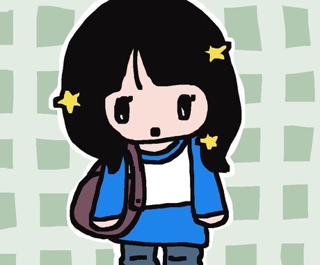 韓国っぽアイコン描きます ★ラフでオシャレなSNS向けアイコン★似顔絵もOK イメージ2
