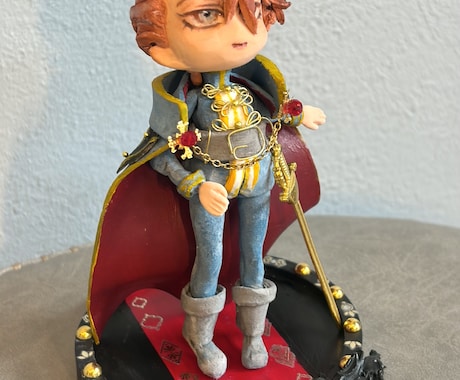 台座付きの手作りデフォルメフィギュアを制作します イメージ1