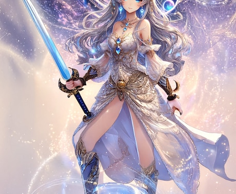 唯一無二のファンタジーイラスト描きます 魔法・光・剣士などファンタジーに特化！ イメージ1