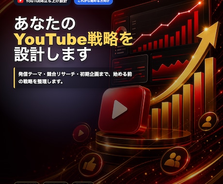 新規YouTubeチャンネルの戦略設計を支援します これから始めるYouTubeを成功に導く イメージ1