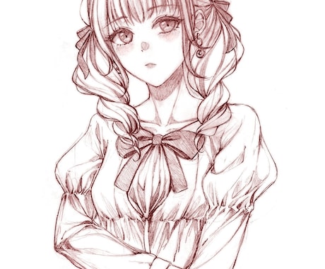 鉛筆アナログイラスト・挿絵作成します 繊細な線画イラスト、お届け