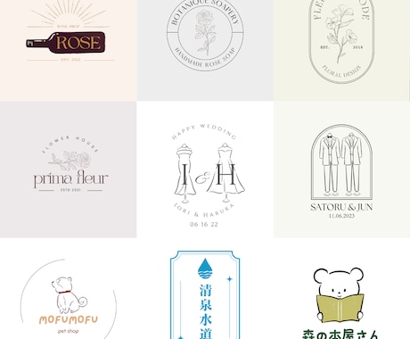 8月限定価格！目を惹く手描きイラストロゴ制作します 手描きならではの温かみのあるロゴデザインで集客力UP！ イメージ2
