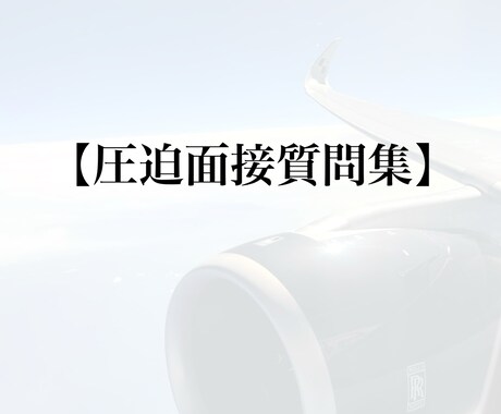 CA姉妹が作るエアライン面接対策教えます 圧迫面接の質問と回答例を100問、面接官の意図解説対策資料！ イメージ1