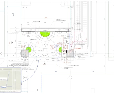 CAD図面を作成いたします 商業施設用の図面も作成可能です イメージ1