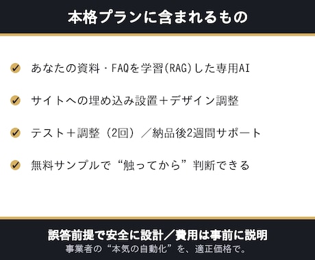 資料を学習する本格AIチャットボットを作ります あなたの資料を読んで答える本格AIチャットボットを構築 イメージ2