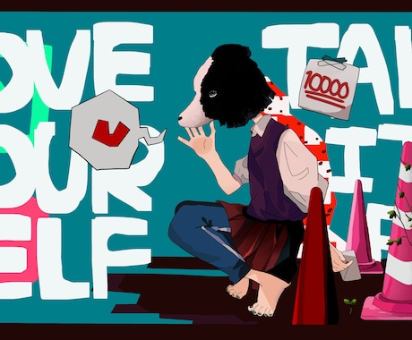 YOUTUBEで4万再生以上MVイラストを描きます パッと目をひくイラストを描きます！ イメージ1