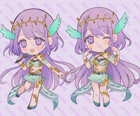 ＳＤイラスト制作を致します 様々な用途でお使い頂けるＳＤイラストをご提供致します イメージ2