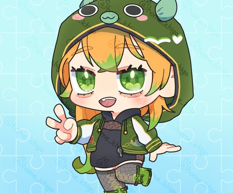 可愛いキラキラしたミニキャラ描きます 配信活動者向けです！ファンへキラキラしたサービスいかがですか イメージ2