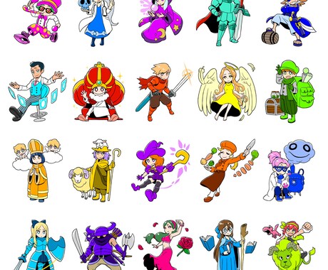 キャラクター制作します 見やすく親しみやすくを心がけて制作いたします。 イメージ1