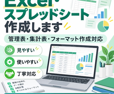 Excel・スプレッドシート作成します イメージ1