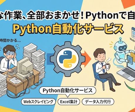 Webスクレイピング＆Excel自動化します 面倒なコピペ作業を全自動化！格安・短納期でデータ納品します イメージ1
