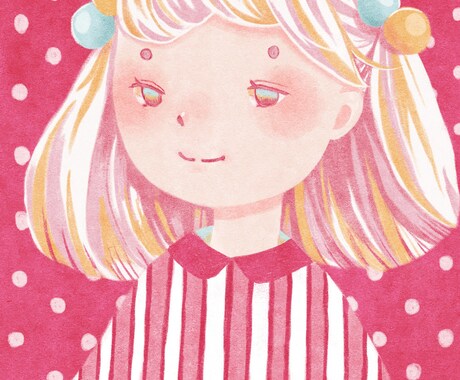 デジタルデフォルメイラストを作成します 可愛らしく温かみのある雰囲気の人物イラストを作成します。 イメージ2