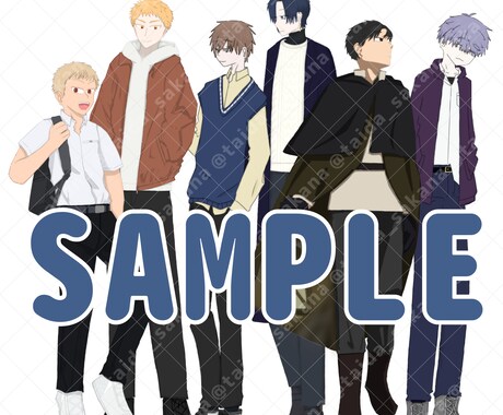 全身立ち絵、イラスト描きます 一枠限定！じっくり相談、修正無制限でこだわりイラス制作 イメージ2