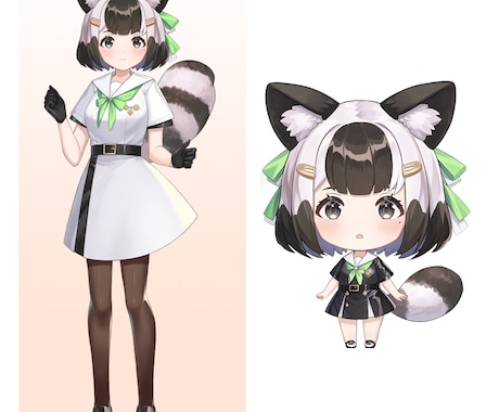 ミニキャラ チビキャラ 作成 描きます グッズ作成に使えます、商用利用が出来ます イメージ2