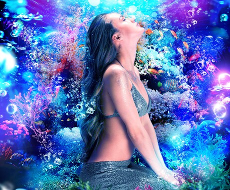 幻想的な写真合成で “気になる1枚” を作成します SNSや配信用の写真を幻想的かつ自然な雰囲気に仕上げたい方へ イメージ2