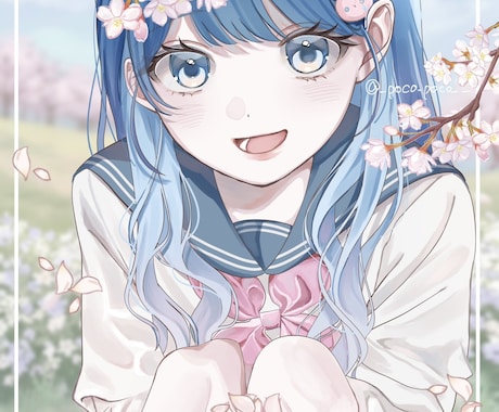 5月限定！5000円〜イラスト制作します 活動再開のため5月限定で特別価格にて制作しております イメージ2
