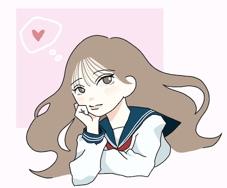 SNSで使える可愛いアイコンイラスト描きます イメージ1