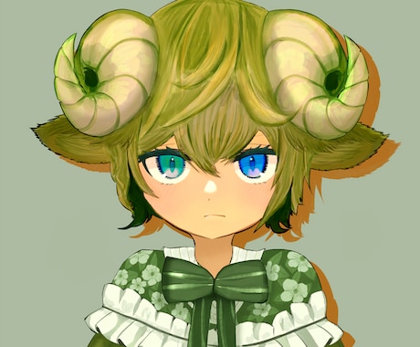 貴方の頭の中のキャラクターを具現化します キャラクターへ目が行くように! イメージ2