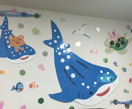 保育士さん向け！画用紙で壁紙作成ます プリプリなどを使って壁紙を作っている方、代わりに作ります。 イメージ2