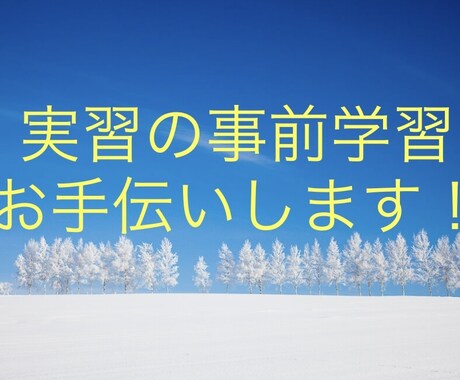 実習の事前学習サポートします 実習で使えるような事前学習を提供します！ イメージ1