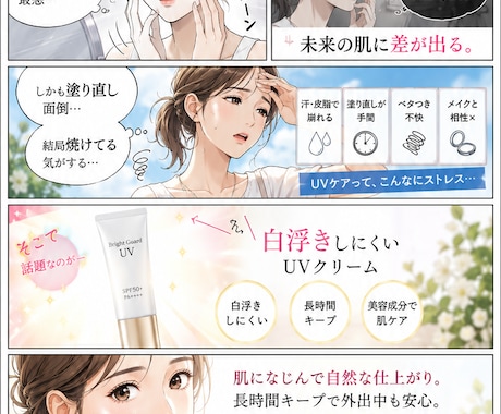成約率を高める広告マンガLPを制作します AI活用で高品質・高反応のLPを制作 イメージ2