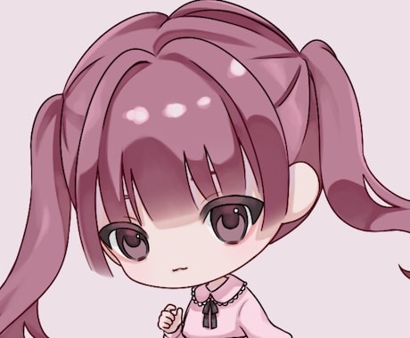 SNS用のミニキャラを描きます イメージ1