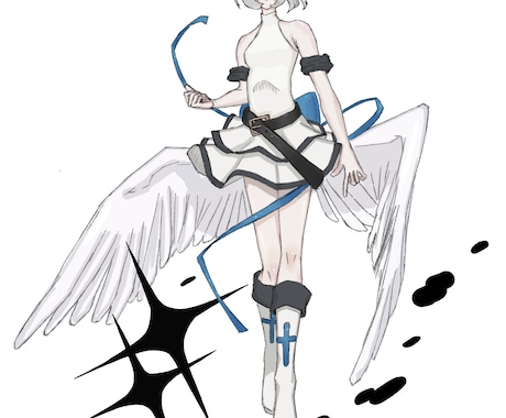 キャラクターの立ち絵を描きます イメージ1