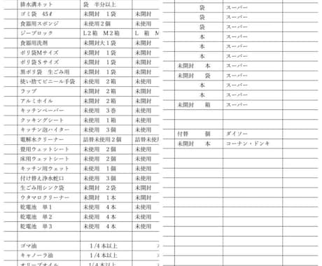 生活で使う様々な記録用紙を作成します 自宅での備品在庫管理、ペット健康管理、通院時に持参する記録等 イメージ1