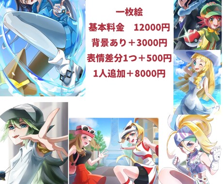 立ち絵、一枚絵描きます キラキラ可愛い目の引く構図！サムネや返礼品などに。 イメージ2