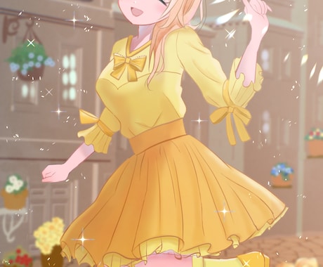 可愛い女の子を描きます 絵柄が好みの方よろしくお願いします イメージ2