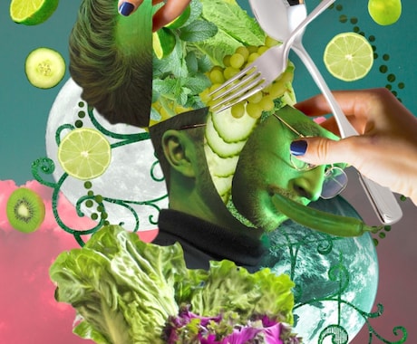 パッと目を惹くアー写、ジャケ写作成します 目を惹くアー写、ジャケ写をコラージュで作成いたします！ イメージ2