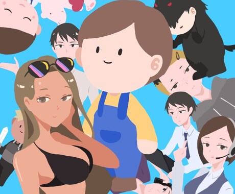 YouTube漫画のイラスト描きます 大人っぽいクール系テイストです。 イメージ2