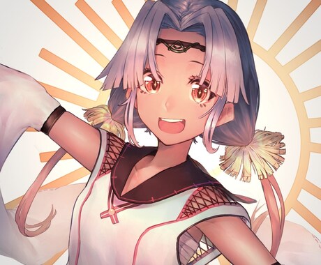 女の子キャラクターのアイコン描きます SNSなどのアイコンにどうぞ！ イメージ2