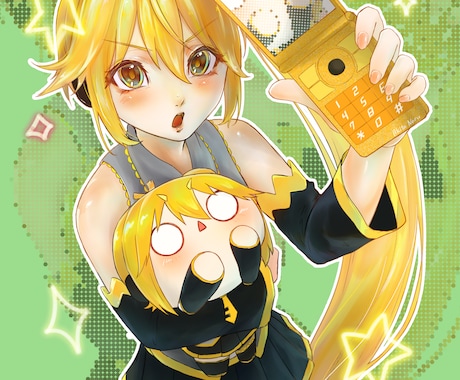 背景なし足先までの女の子描きます イメージ1