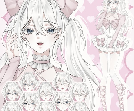 SNSでしようする立ち絵描きます 貴方だけの特別なキャラクターを描きます! イメージ2