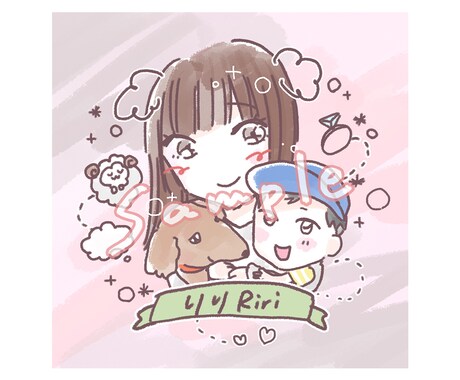 アイコンイラスト描きます 優しいタッチで、イメージに合わせてお描きします♪ イメージ2
