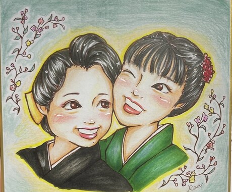 似顔絵作成いたします 「絵」だから表現で世界で1つのプレゼントに イメージ1