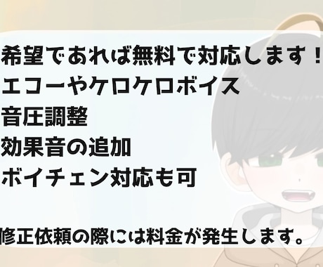 少年～青年ボイス特化！中高音域のCV収録いたします 現役声優が提供する高品質なボイスと録音環境でお届けします！ イメージ2