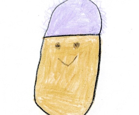 ユニークな似顔絵描きます 小学生が直感と感性で描く可愛くて面白い似顔絵 イメージ2