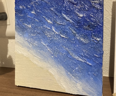 部屋に飾れる海の立体的な絵画を描きます 海の絵画を部屋に飾ってみたい方へ イメージ2