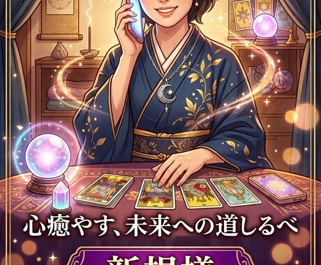 電話占い新規様限定！霊視でみていきます 1分から大歓迎 サクッとみていきます！モヤモヤを減らします イメージ1