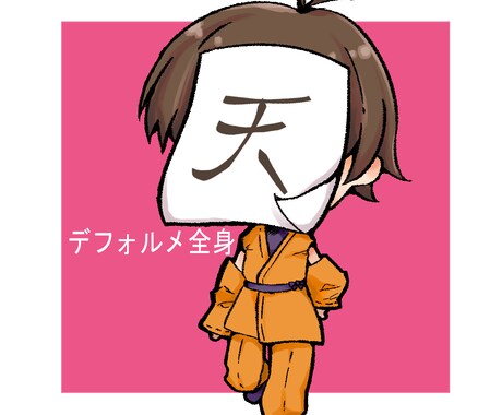 ポップで可愛いミニキャラアイコン作成します 商用利用可能！お気軽にご連絡ください♪ イメージ2