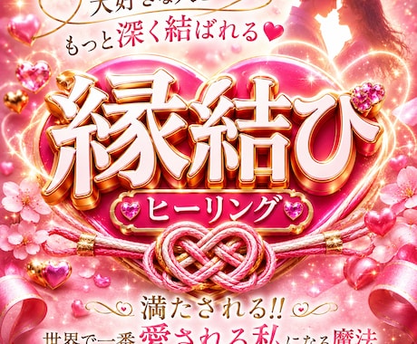 大好きな人と深く結ばれる♡縁結びヒーリングします 満たされる！！世界で一番愛される私になる魔法 イメージ2