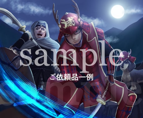 厚塗り風の一枚絵イラストやキャラクター描きます 個人観賞用や小説の挿絵、イメージイラストなど イメージ2