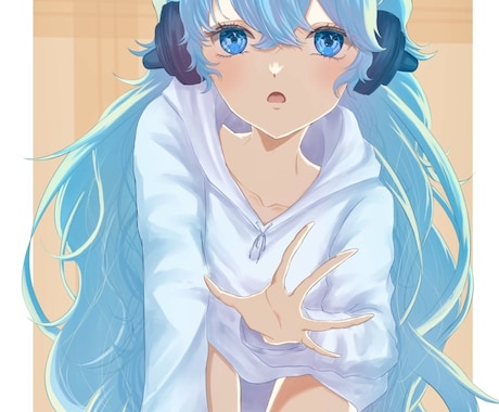 歌みた、配信などのオリジナルサムネイル描きます オリキャラの配信用サムネイル、動画用1枚絵描きます！ イメージ2