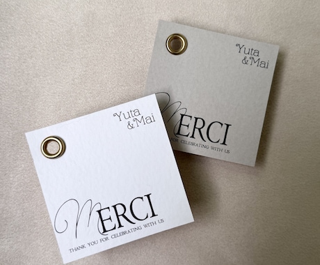 お名前入りのサンキューカードを作成します 【10部セット / 以降10部単位で追加注文可能】 イメージ1