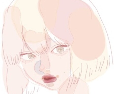 5名様限定1500円〜⭐︎SNS用アイコン描きます 儚げな水彩風のイラストです！最短1日〜納品可能。 イメージ1