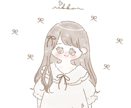 ふんわりと優しいタッチのイラストを描きます しあわせのつまったまんまるほっぺ イメージ2