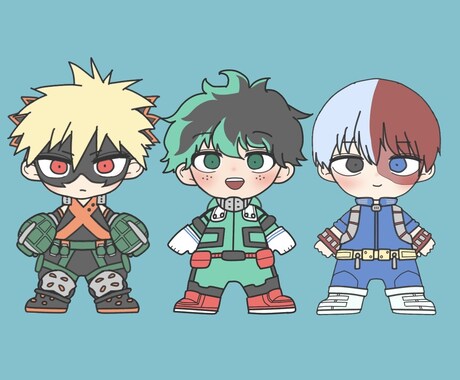 SNS・ブログ等に！プロフィールアイコン描きます かわいいデフォルメイラストを描きます。アイコン等に是非！ イメージ1